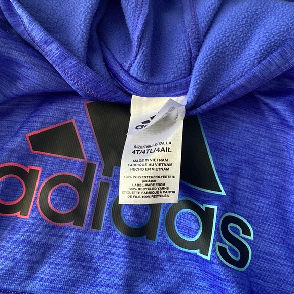 ADIDAS *EUC* matching hoodie and leggings !! Size 4t - Picture 3 of 7